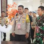 Kapolres Tulang Bawang Monitoring Rapat Pleno Rekapitulasi Tingkat Kabupaten