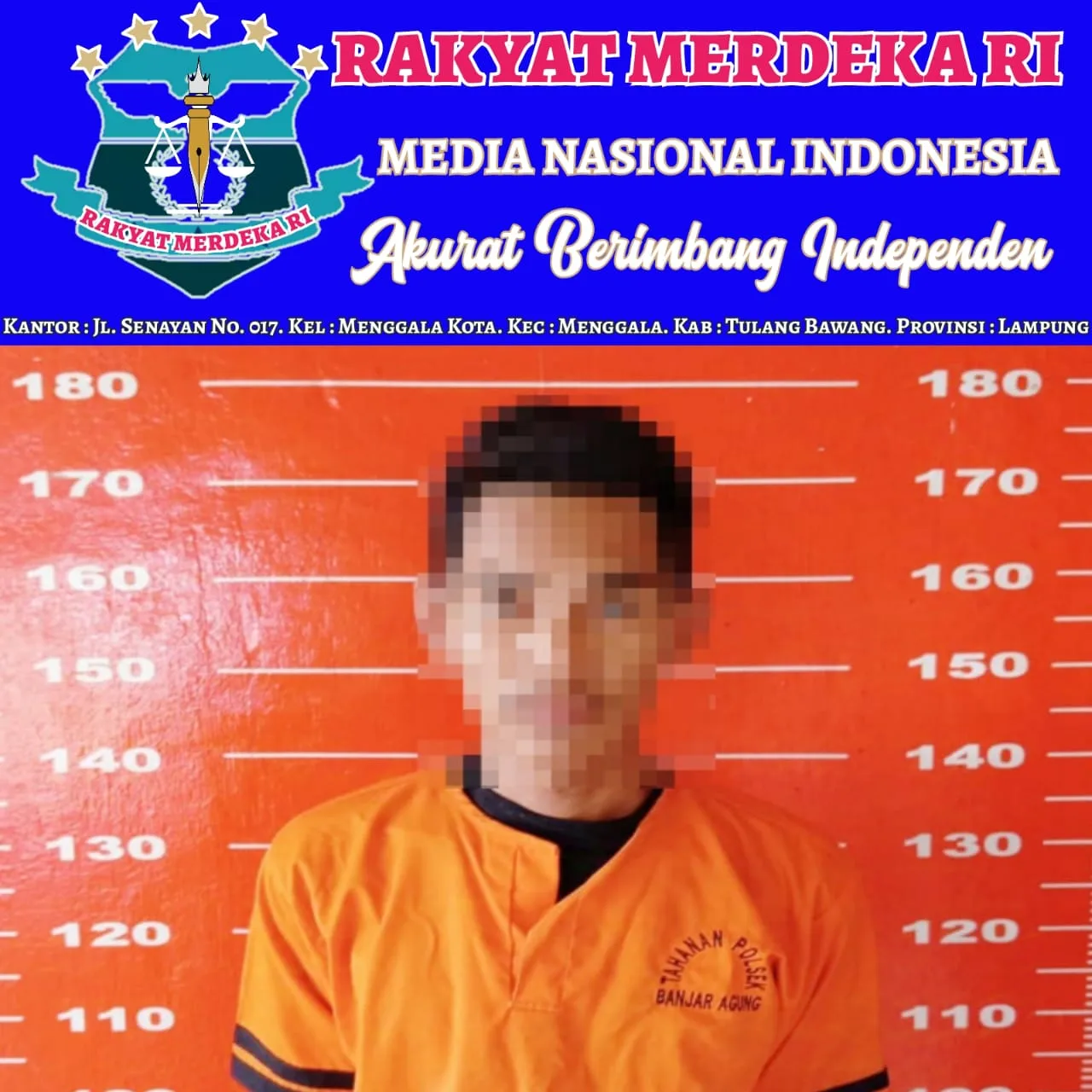 Polisi Tulang Bawang Tangkap Pelaku Curat Yang Sudah Tiga Kali Jadi Residivis