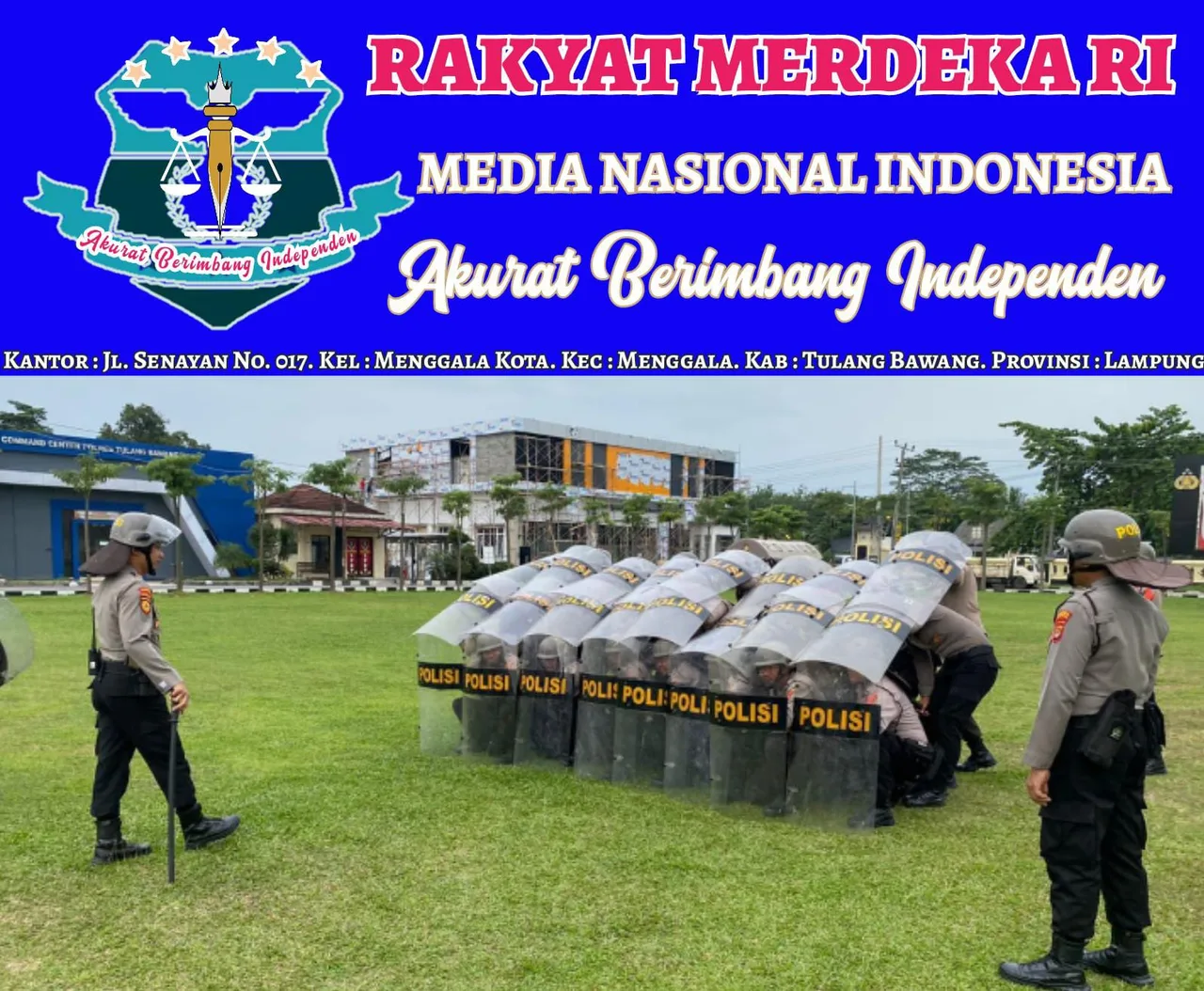 Polres Tulang Bawang Gelar Latihan Dalmas Lanjut, Berikut Tujuan Dan Manfaatnya