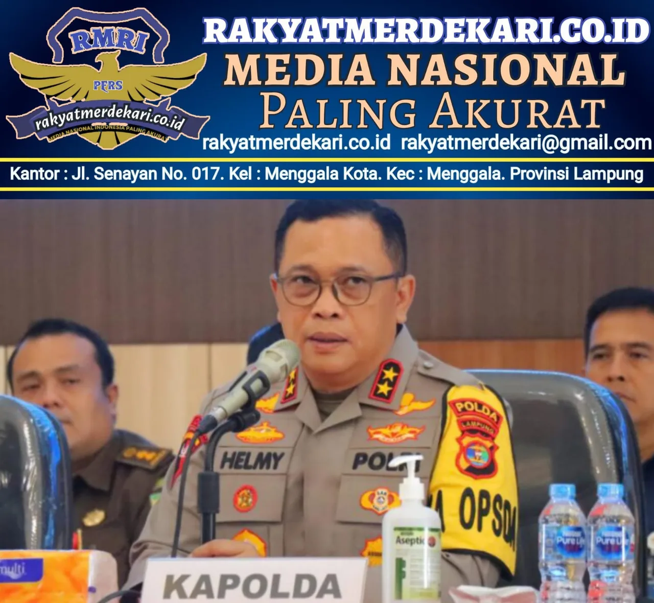 Waspada Himbauan Polda Lampung. Pengemudi Kendaraan Manfaatkan Pos Natal Dan Tahun Baru Istirahat