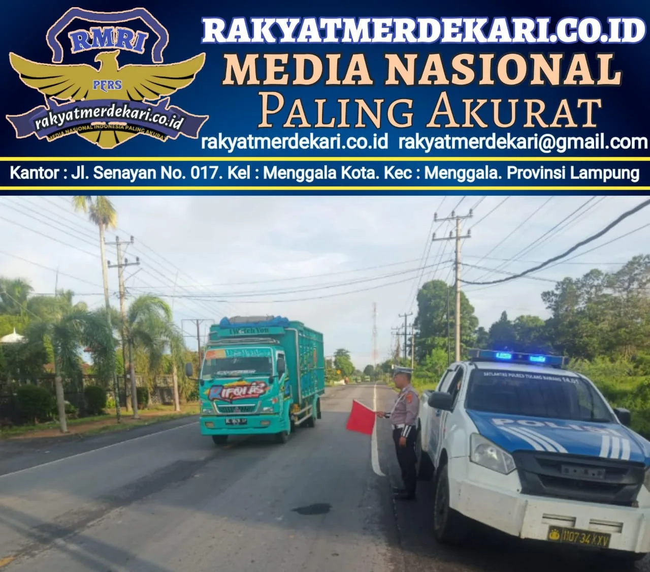 Satlantas Polres Tulang Bawang Optimalkan Kegiatan Strong Point Di 11 Lokasi
