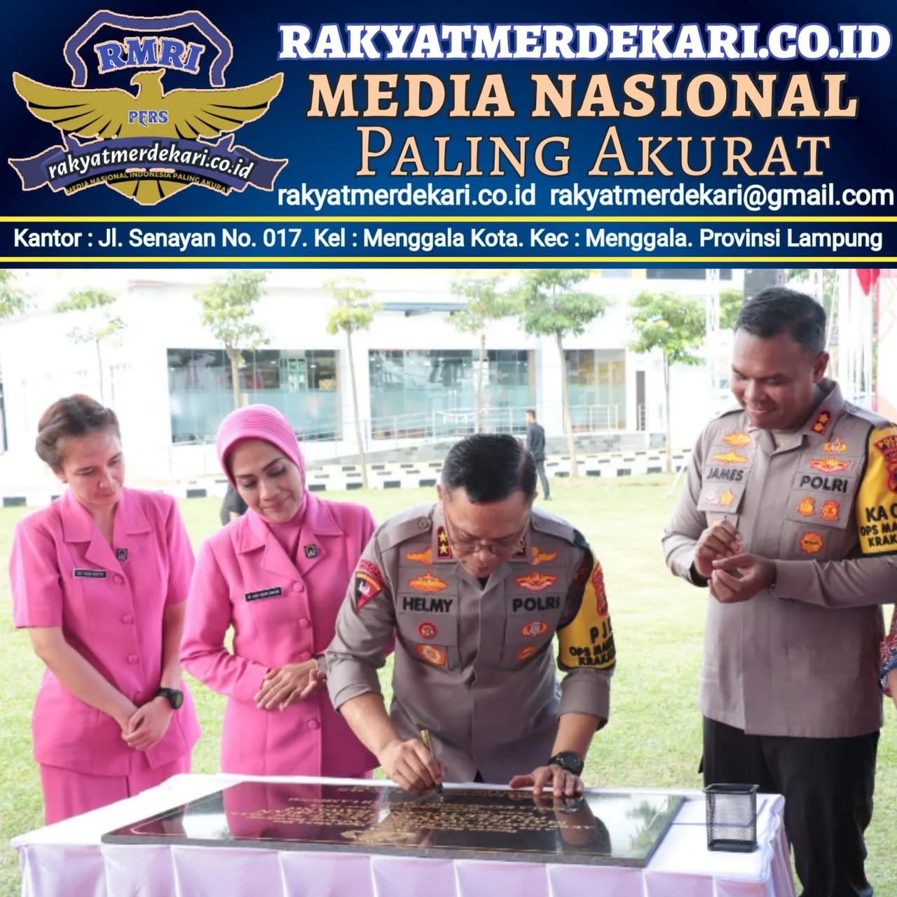 Diresmikan Kapolda Lampung, MPK Polres Tulang Bawang Jadi Yang Pertama Di Indonesia
