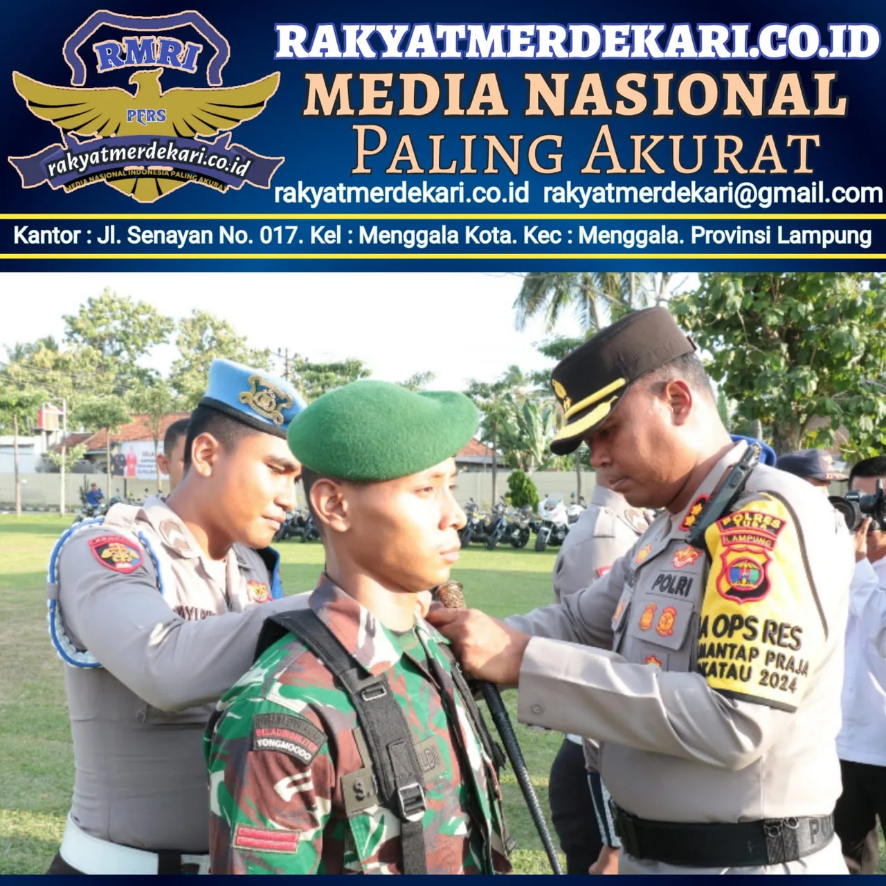 Polres Tulang Bawang Gelar Tiga Pos Pada Operasi Lilin Krakatau 2024, Berikut Lokasinya