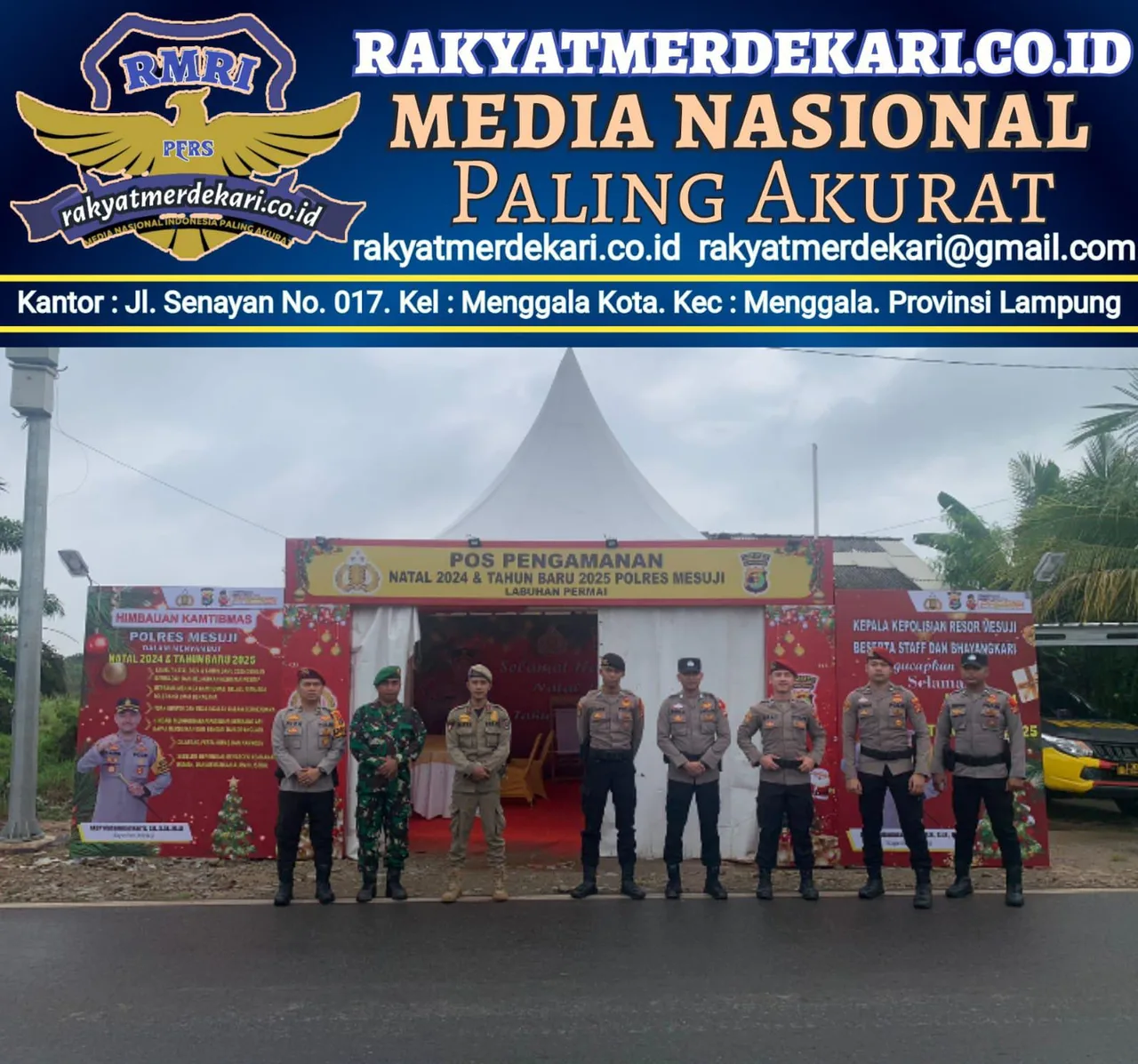 Bersinergi TNI-POLRI Dalam Rangka Pengamanan Natal 2024 Dan Tahun Baru 2025