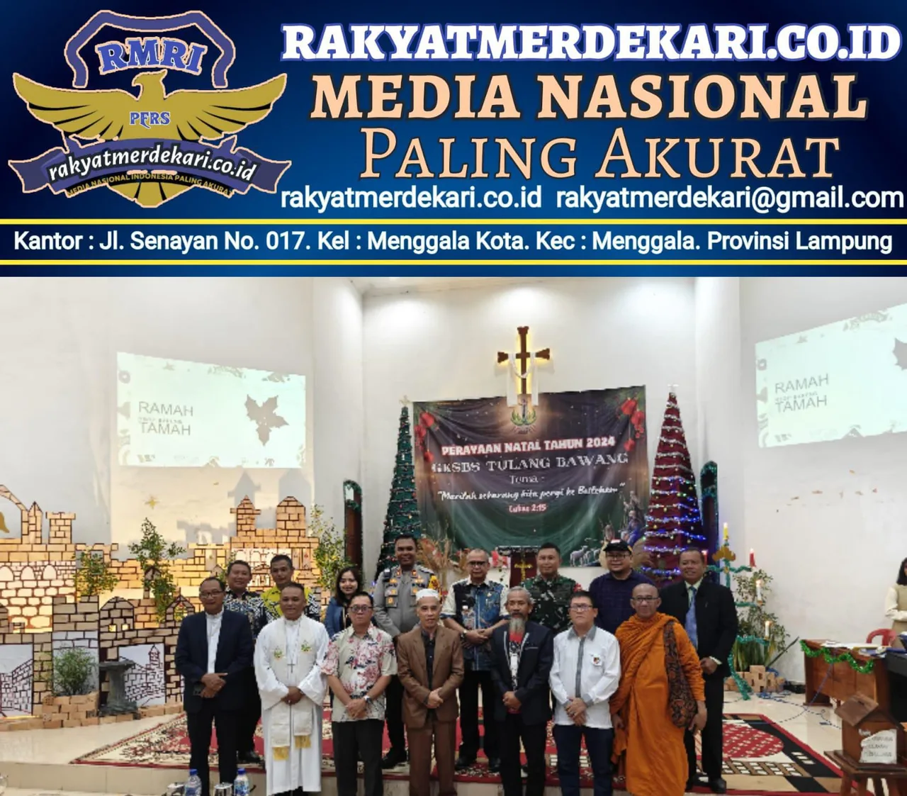 Dandim 0426 TB Bersama Forkopimda Cek Sejumlah Gereja Dan Pos Nataru