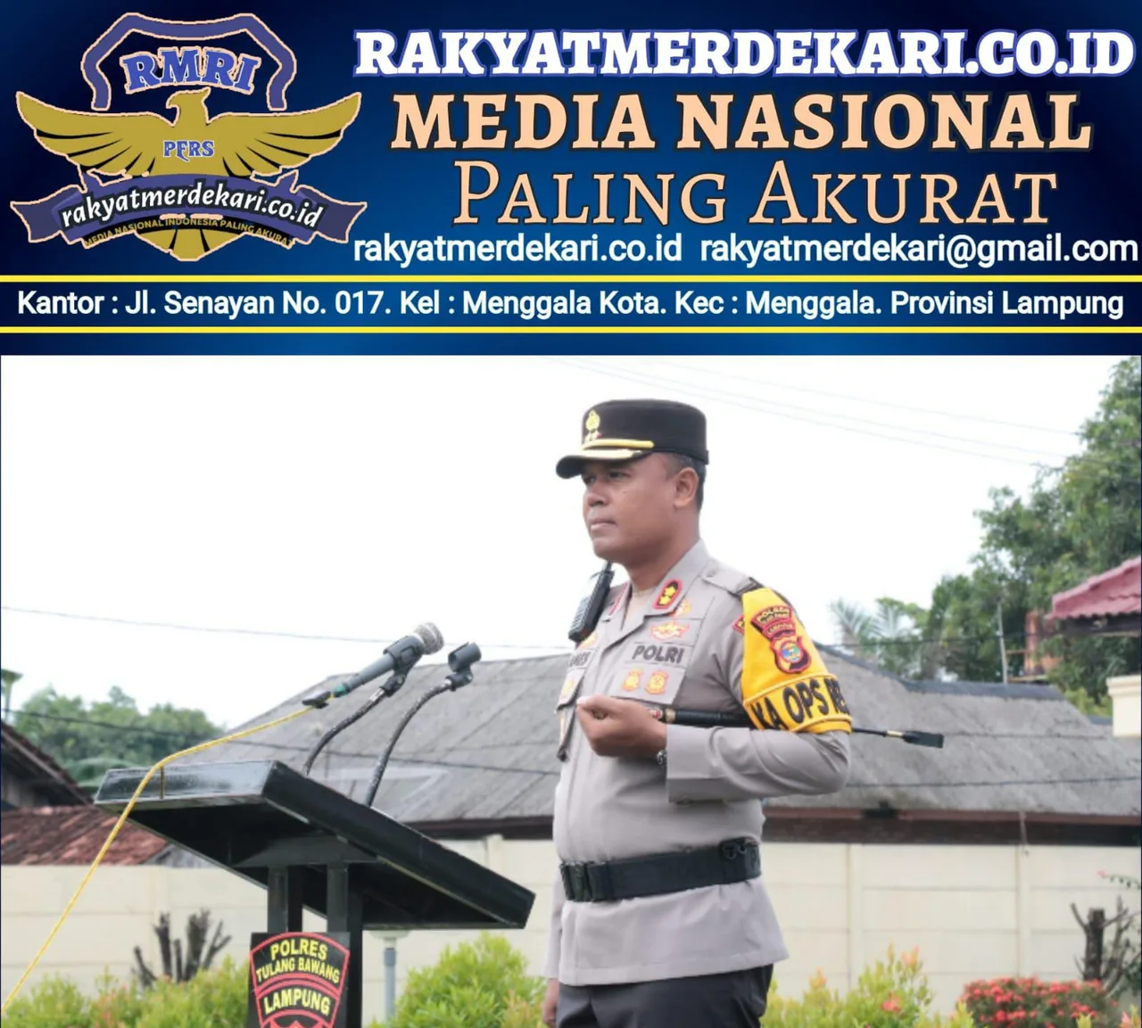 Kapolres Tulang Bawang Berikan Reward Kepada 38 Personel Berprestasi, Berikut Daftar Namanya