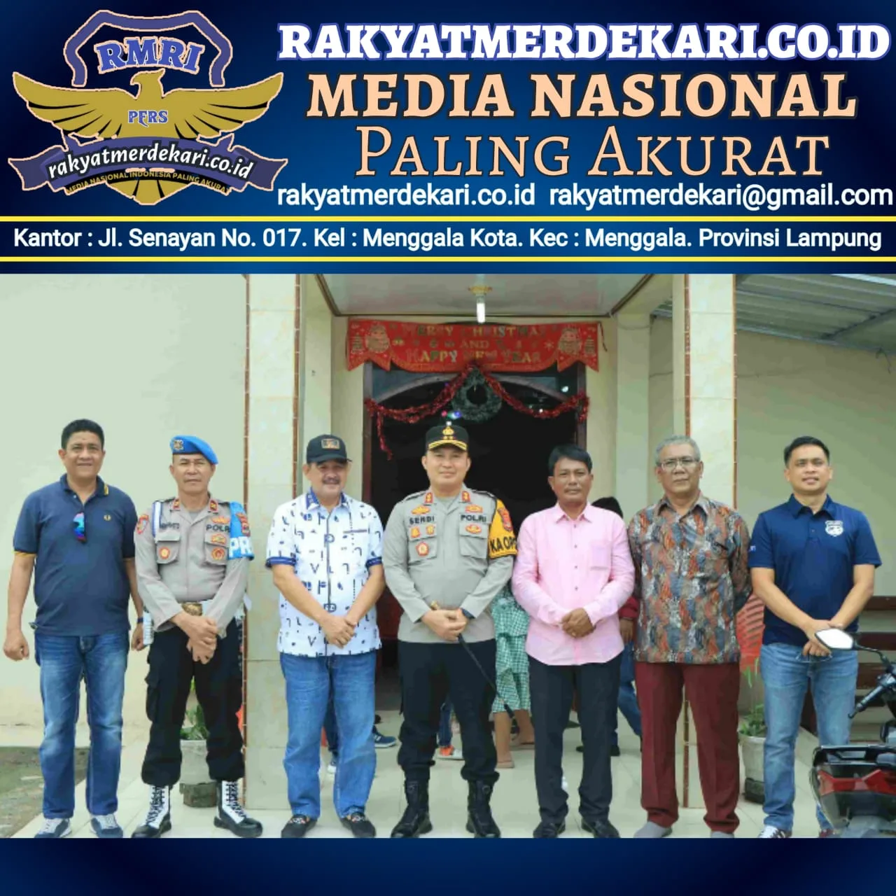 Kapolres Tulang Bawang Barat Pastikan Keamanan Perayaan Natal Di Kabupaten Tubaba