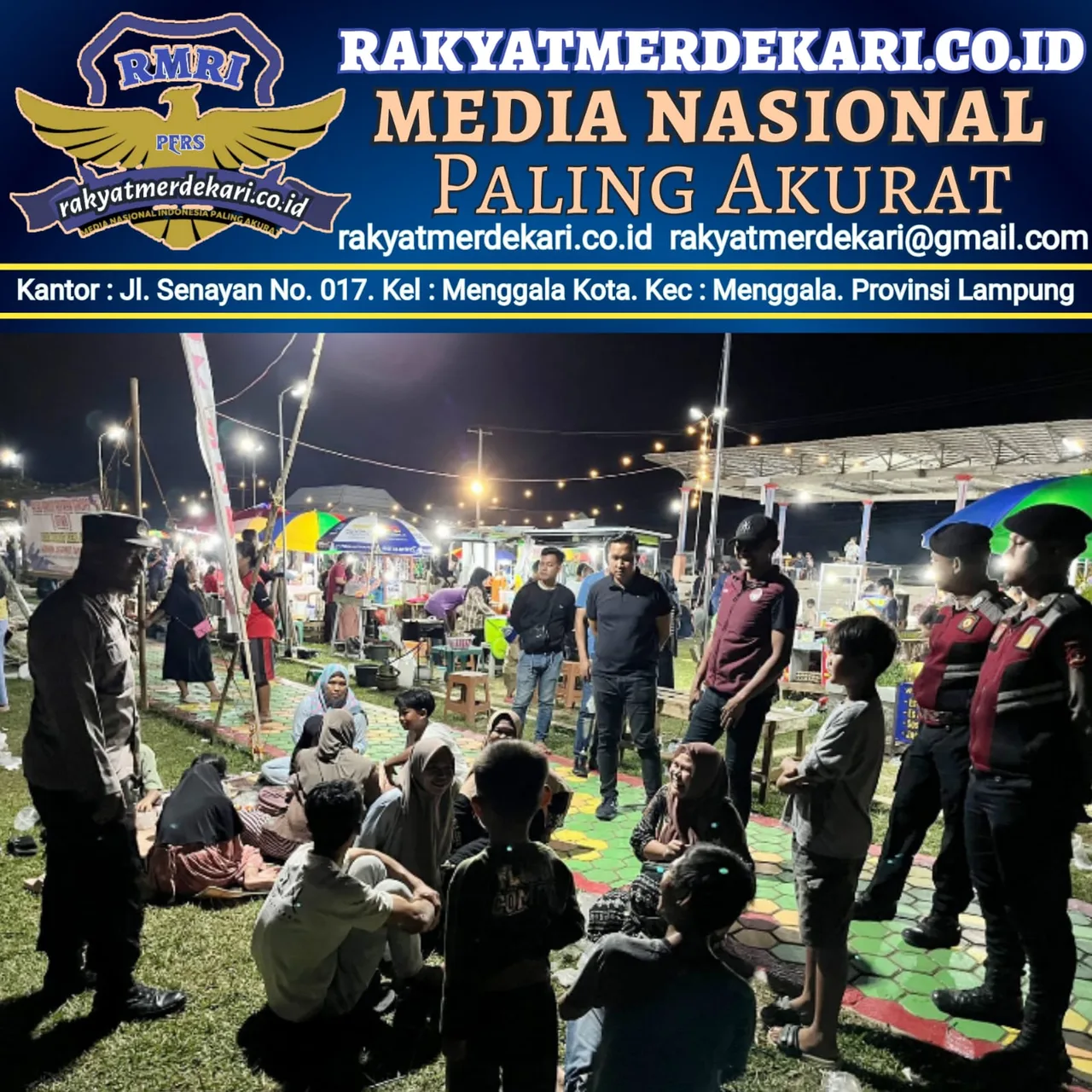 Polres Tulang Bawang Gelar Patroli Malam Minggu di Dua Lokasi Berbeda, Ini Tujuannya