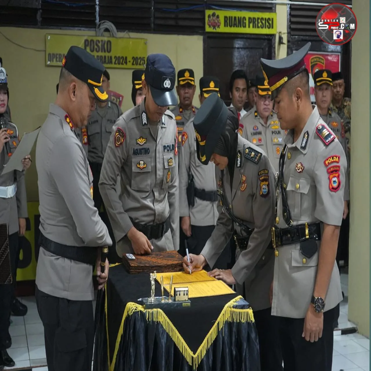 Rotasi Strategis di Polres Pelabuhan Makassar: Tiga PJU dan Satu Kapolsek Resmi Sertijab