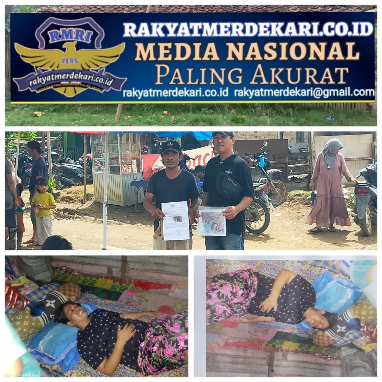 Media Online Rakyat Merdekari Kabupaten Oku Selatan Aryanto Dan Team Melakukan Penggalangan Dana Ke Pasar-Pasar