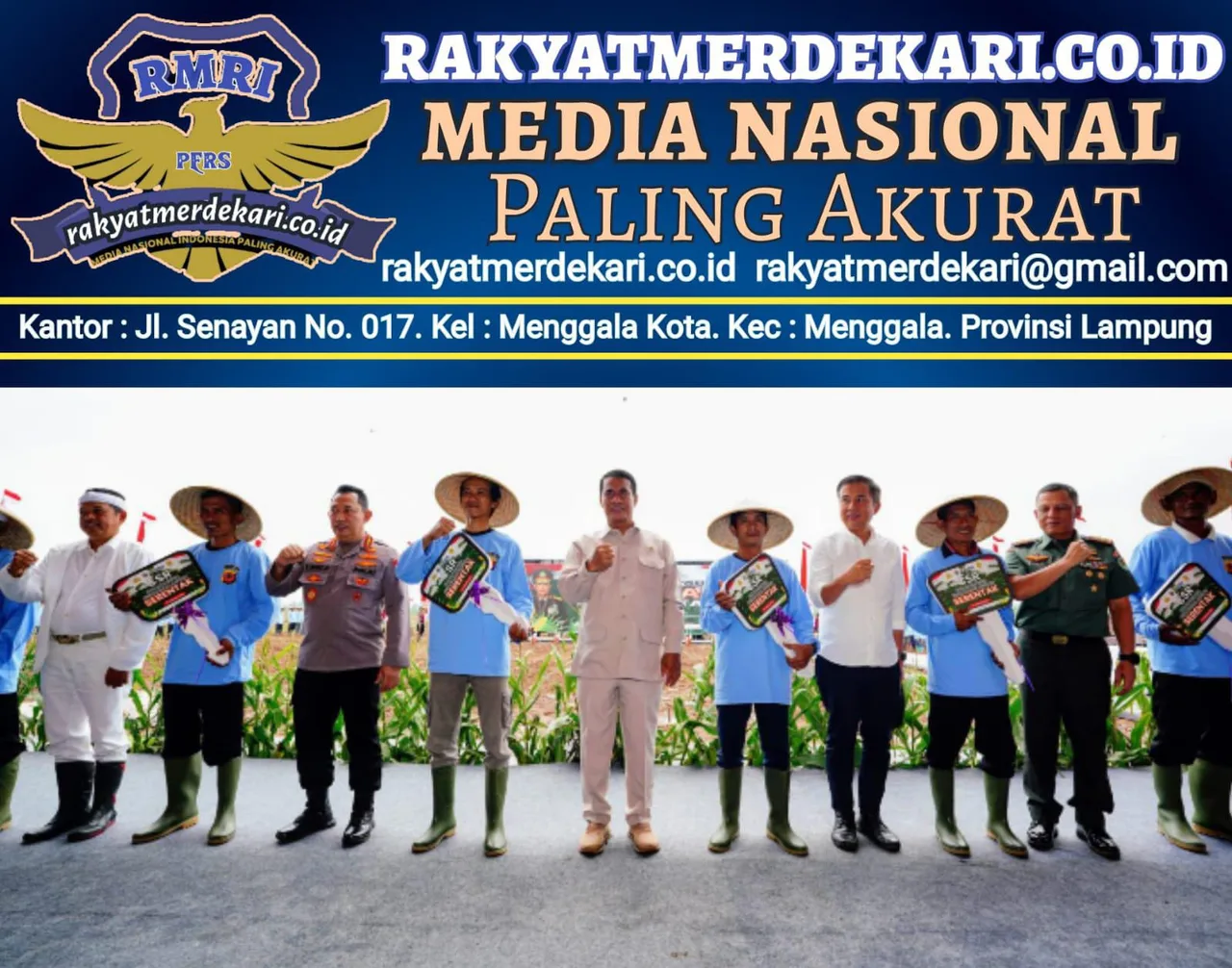 Gerakan 1 Juta Hektare Jagung: Sinergi Polri dan Kementrian Pertanian Wujudkan Swasembada Pangan 2025