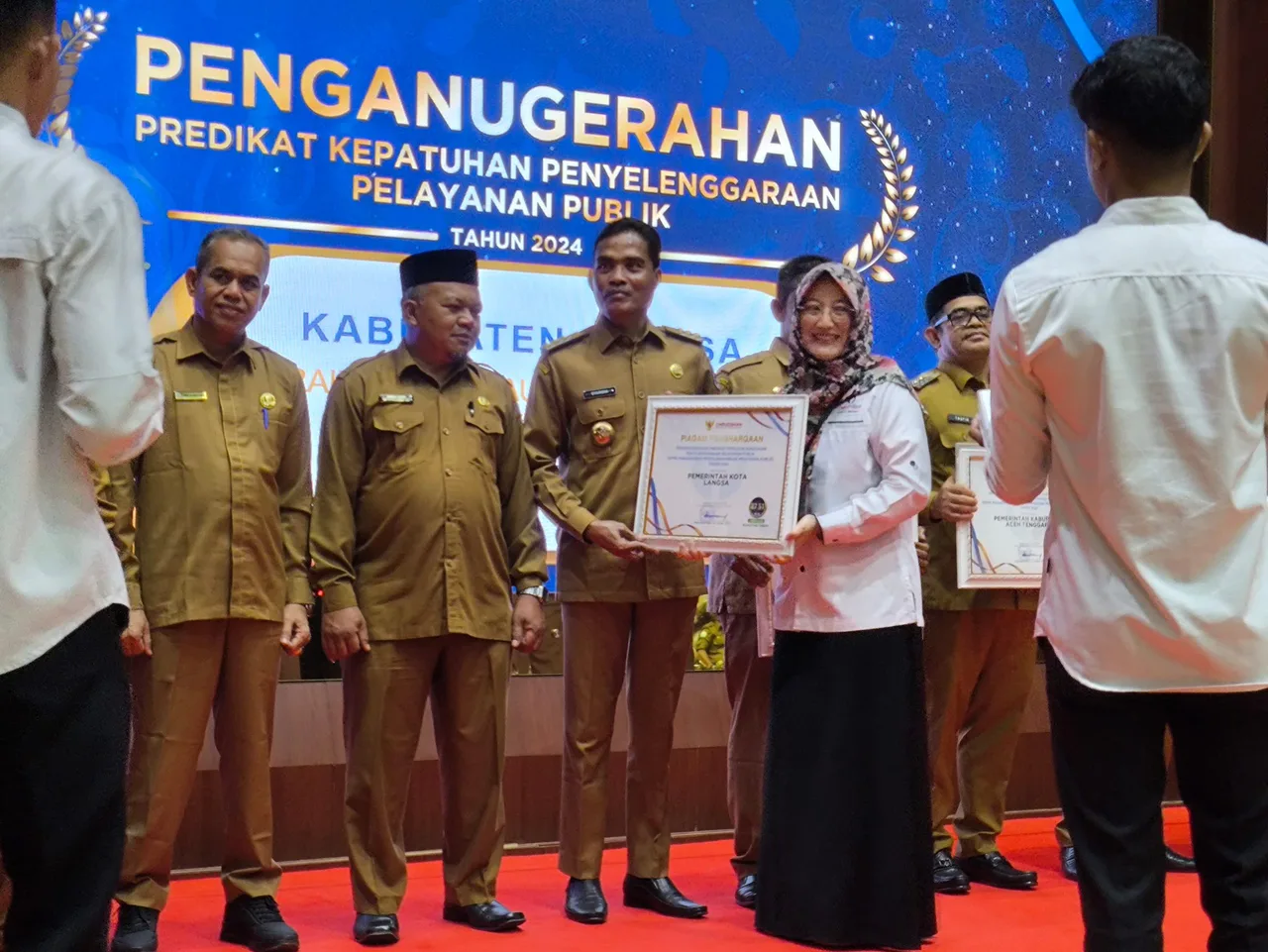 Pemko Langsa Kembali Peroleh Penghargaan Dari Ombudsman Ri