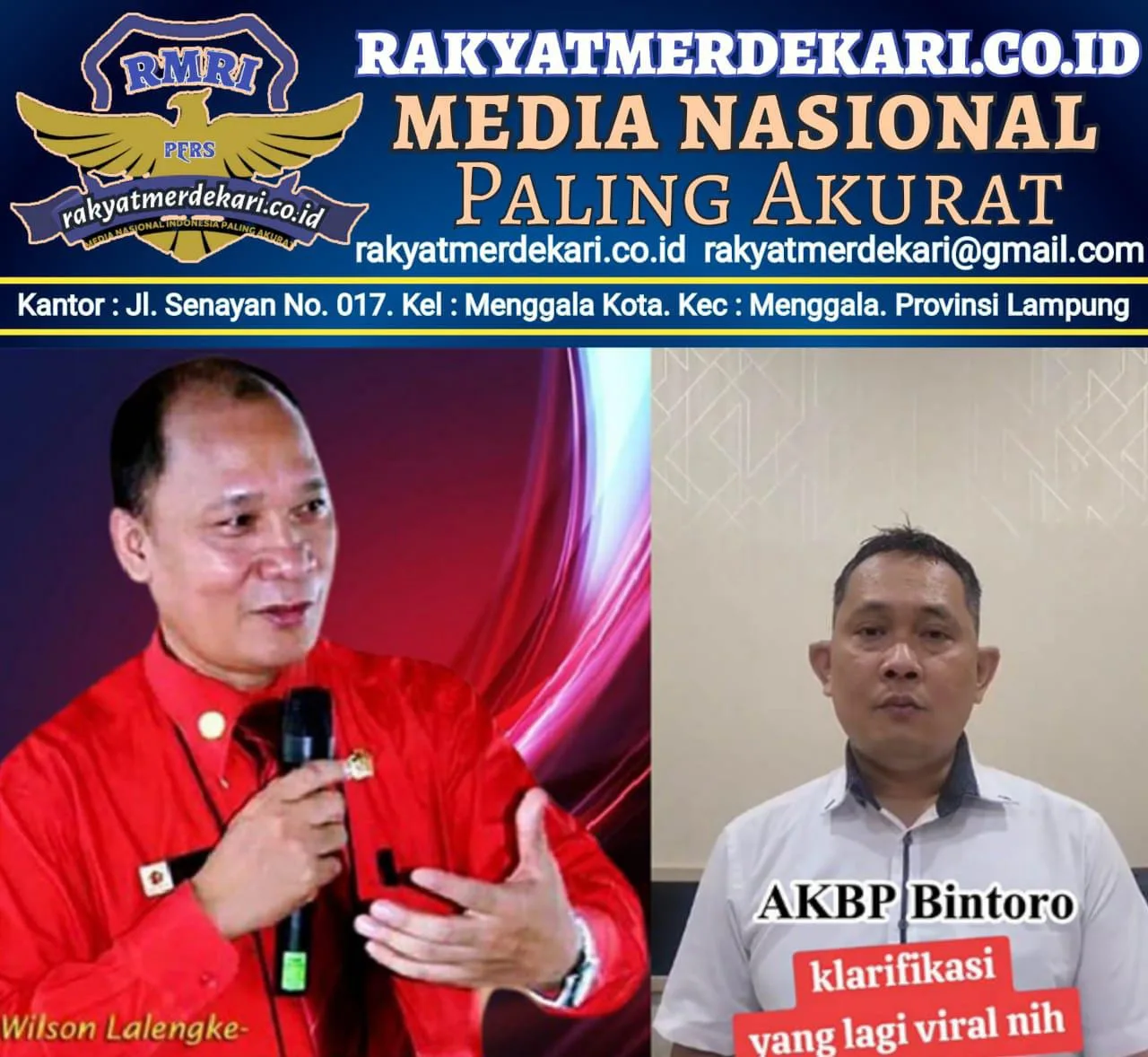 Wercok Bintoro Klarifikasi Soal Keterlibatannya Memeras Boss Prodia, Wilson Lalengke: “Maling Ngaku, Malaekat Langsung Bunuh Diri