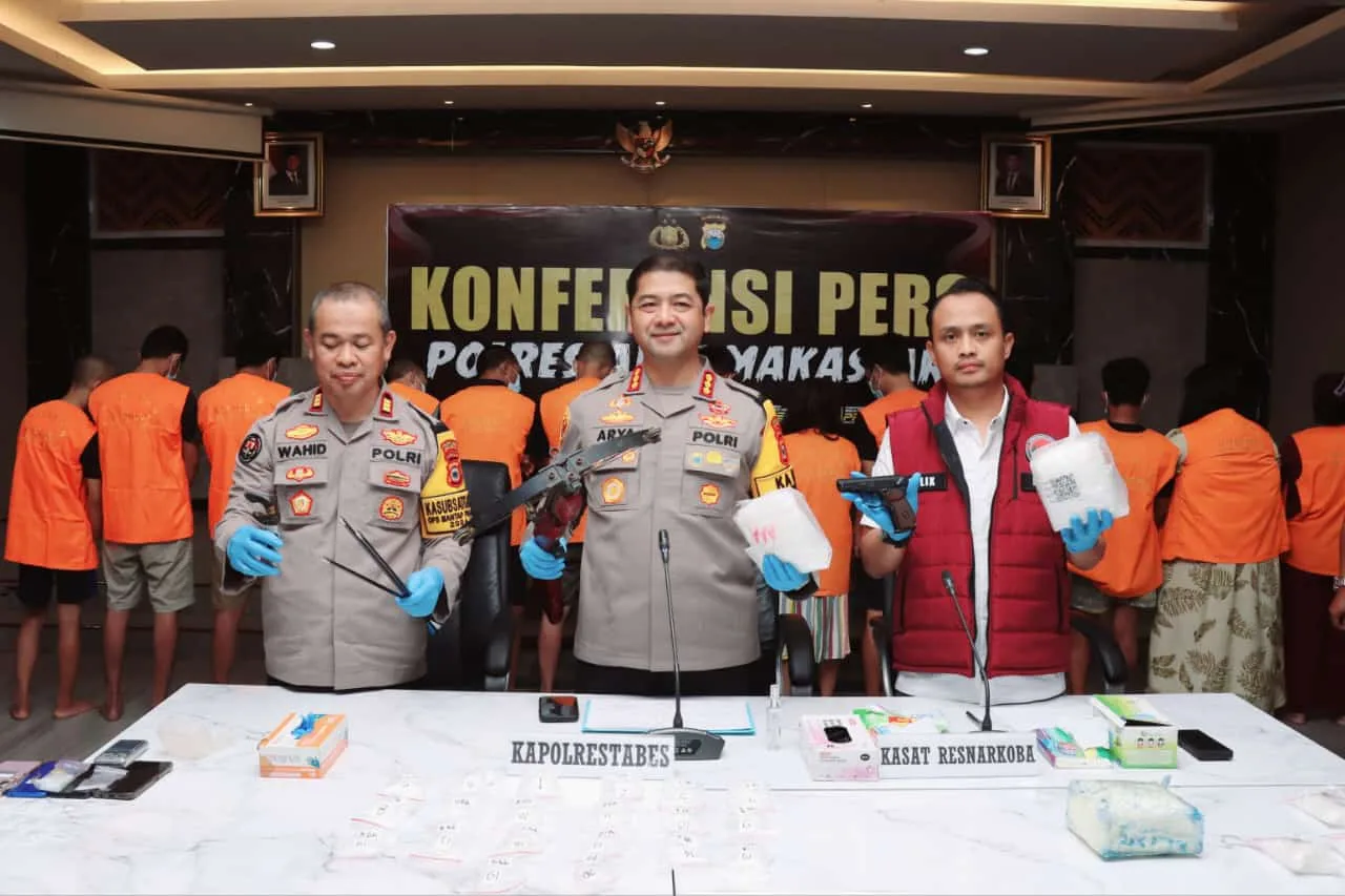 Penindakan Sarang Narkoba Jaringan Kampung Borta