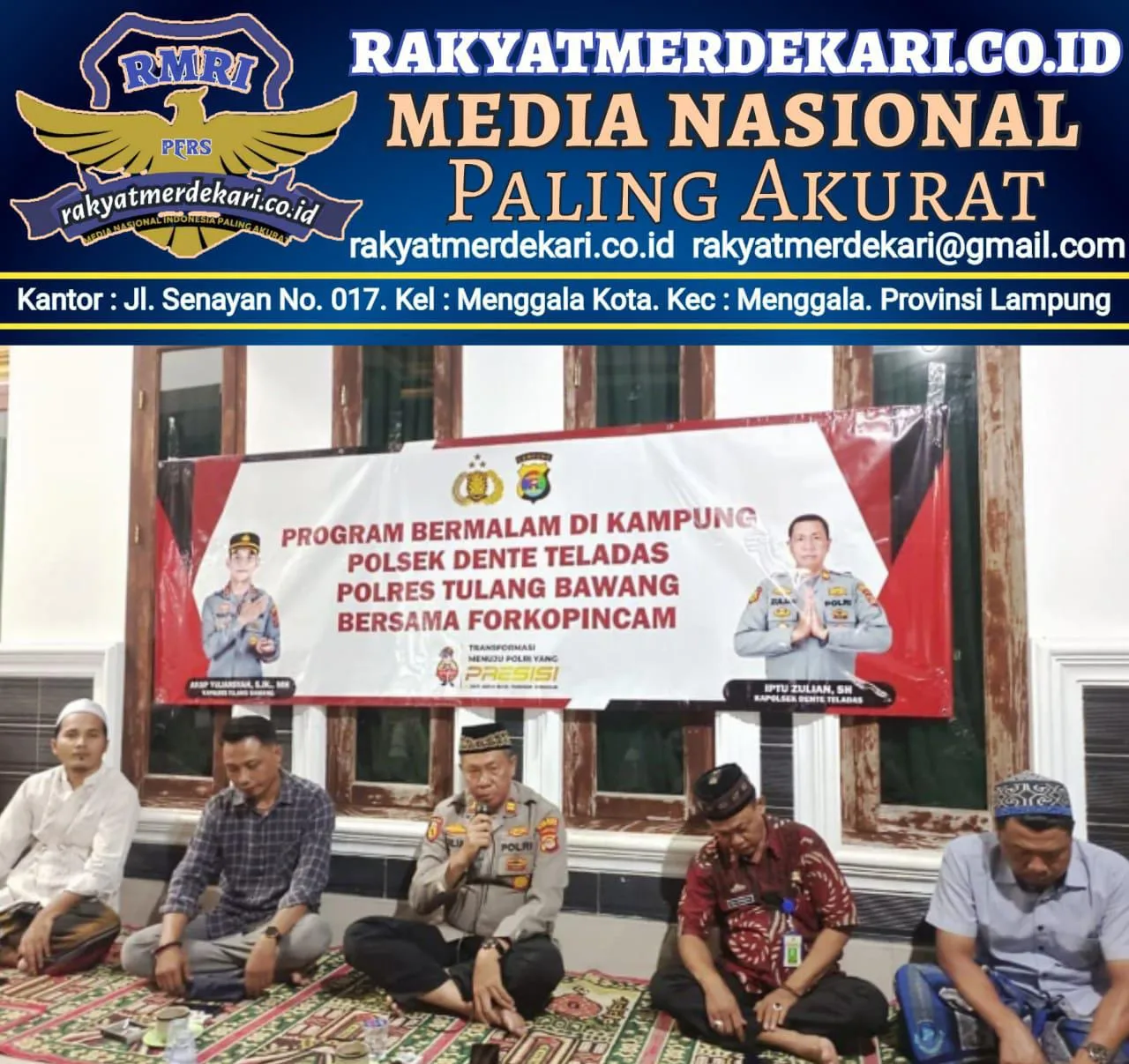 Lewat Program Bermalam Di Kampung, Iptu Zulian Ajak Masyarakat Berantas Narkoba Dan Judi Online