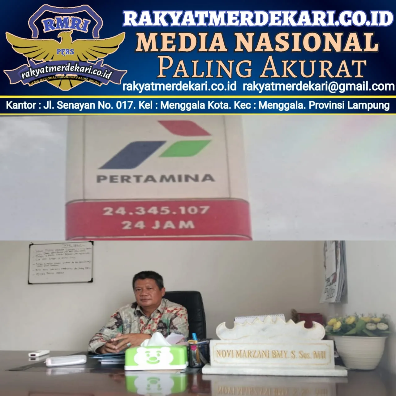 Direktur BUMD Tulang Bawang Klarifikasi Dugaan Penyalahgunaan BBM