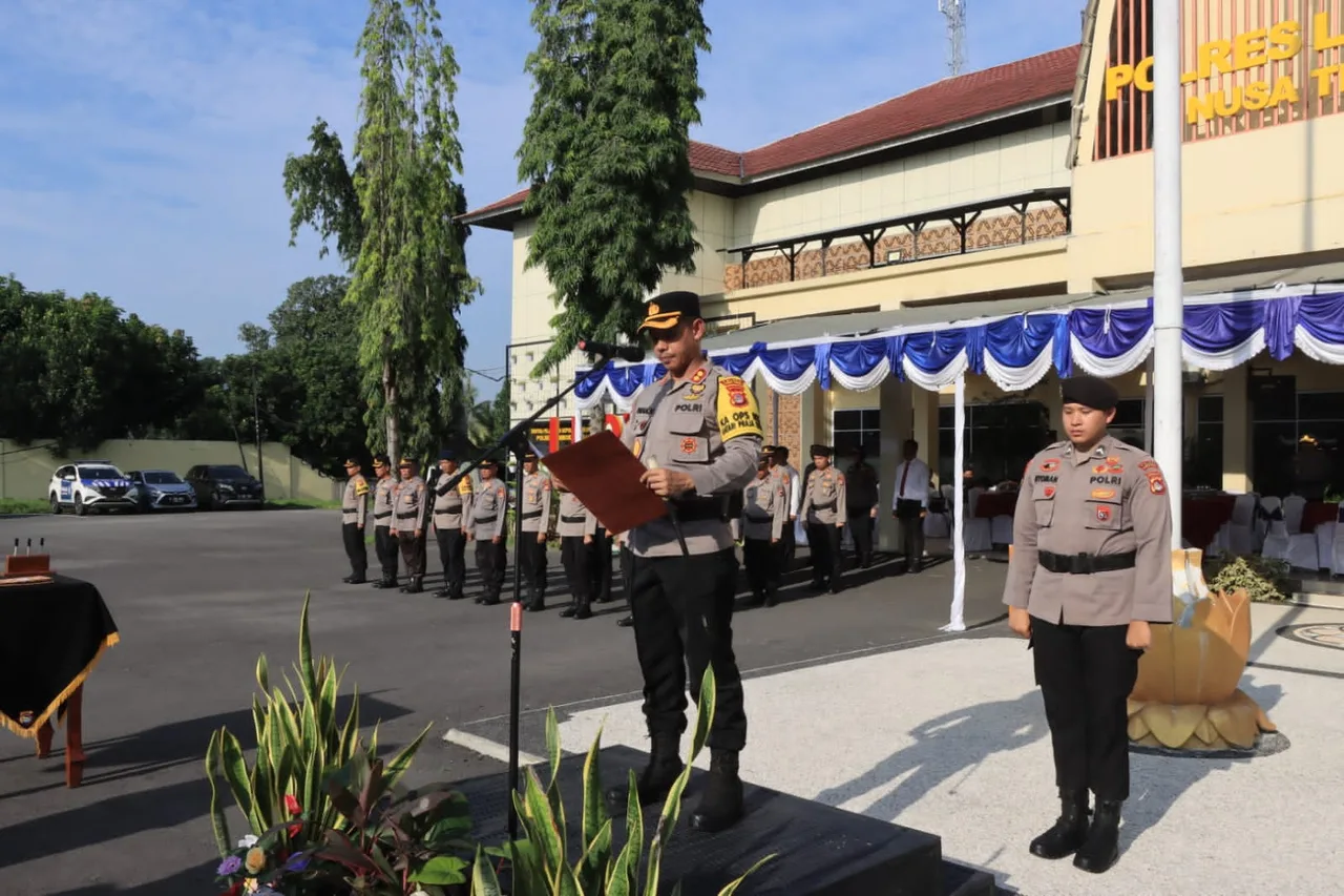 Polres Loteng Gelar Upacara Sertijab PJU Dan Sejumlah Kapolsek