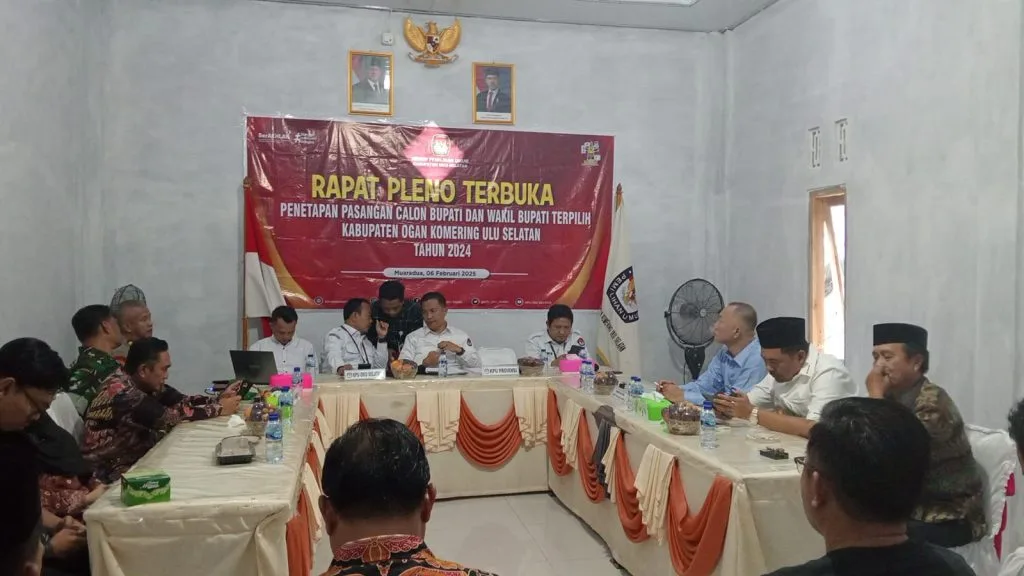 Fasilitas Rapat Pleno Kabupaten Oku Selatan, Terkesan Tidak Memadai