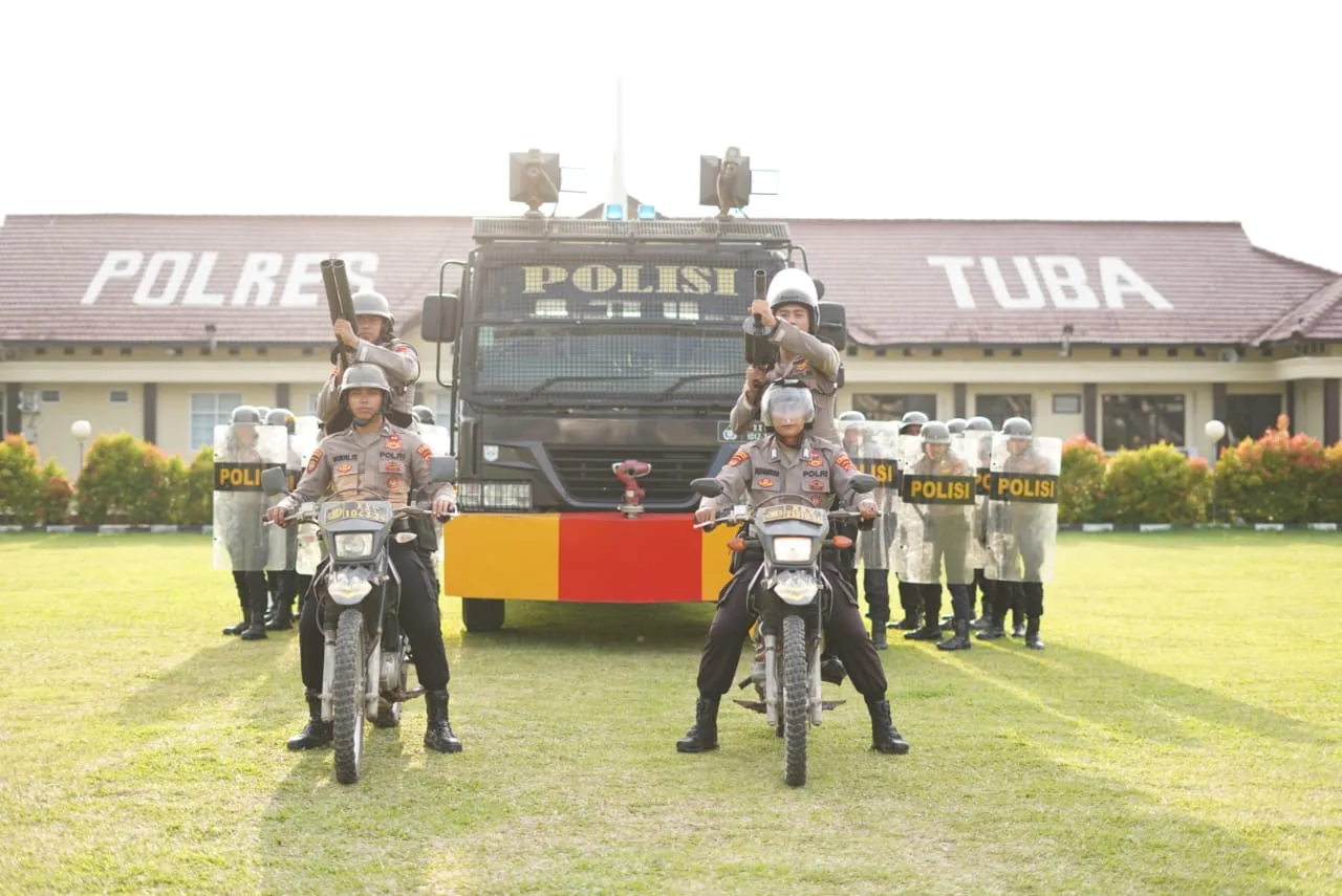 Polres Tulang Bawang Gelar Latkatpuan Dalmas, AKBP Yuliansyah Paparkan Tujuannya