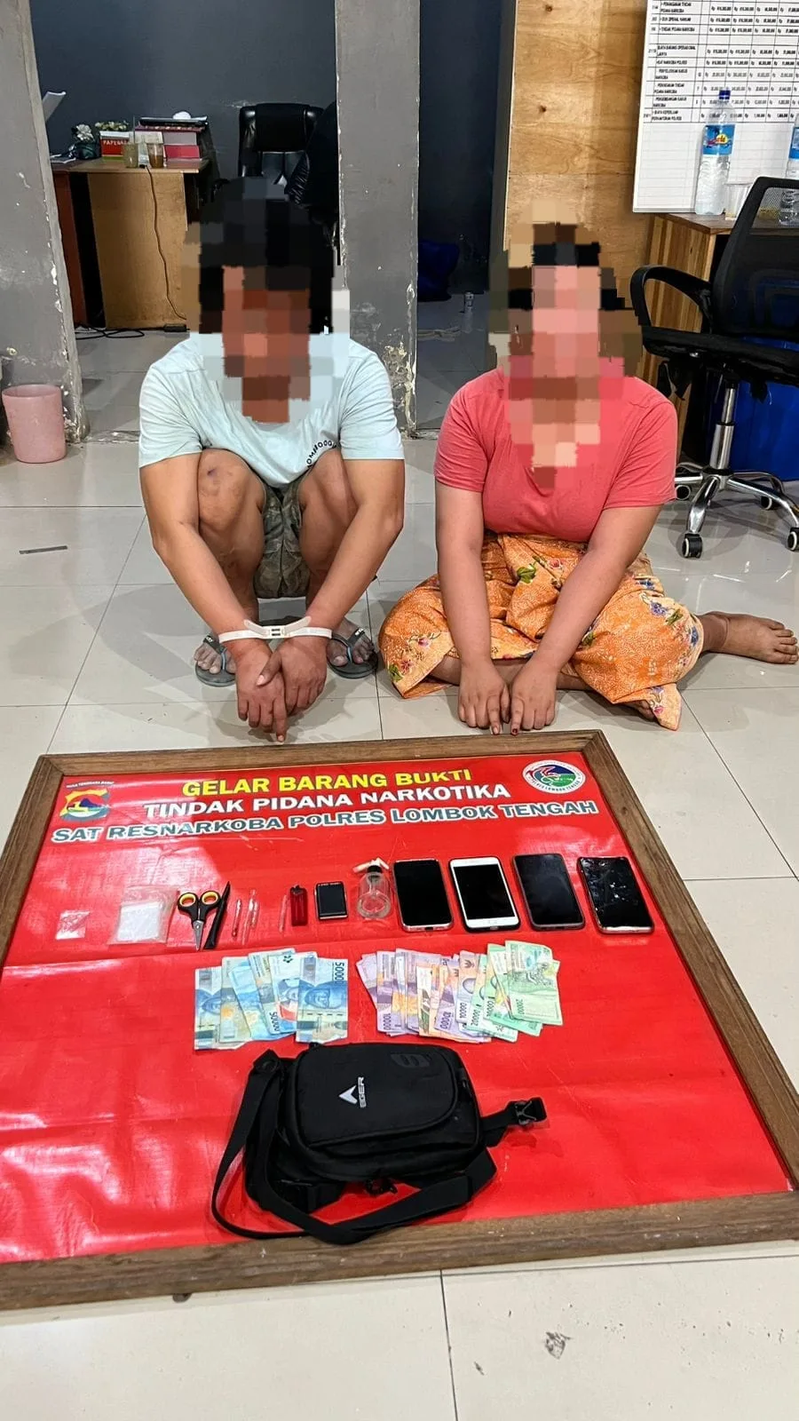 Polres Loteng Amankan Pasutri Penjual Narkoba Di Praya Timur
