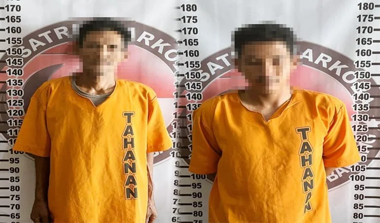 Gasak Narkoba di Kampung Batu Ampar, Polres Tulang Bawang Tangkap Dua Pelaku