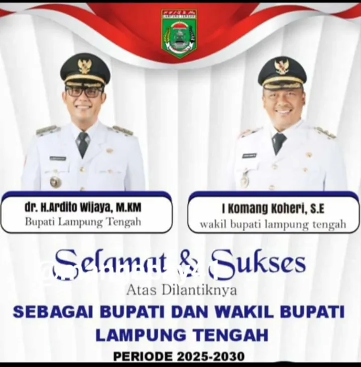 Resmi Di lantik Sebagai Bupati Dan Wakil Bupati,Ketua WN 88 Lam-Teng Beri Ucapan Selamat Kepada Ardito Wijaya Dan I Komang Koheri