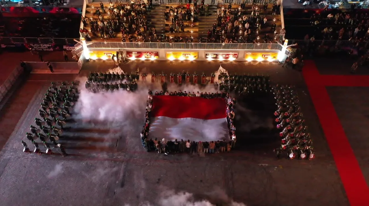 Drumband Kartika Bahana Nusantara Tampil Memukau Di Closing Ceremony IIMS 2025