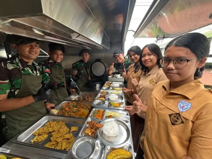 Kodam I/BB Bersama Polda Sumut Gelar Program Makan Bergizi untuk Cegah Stunting