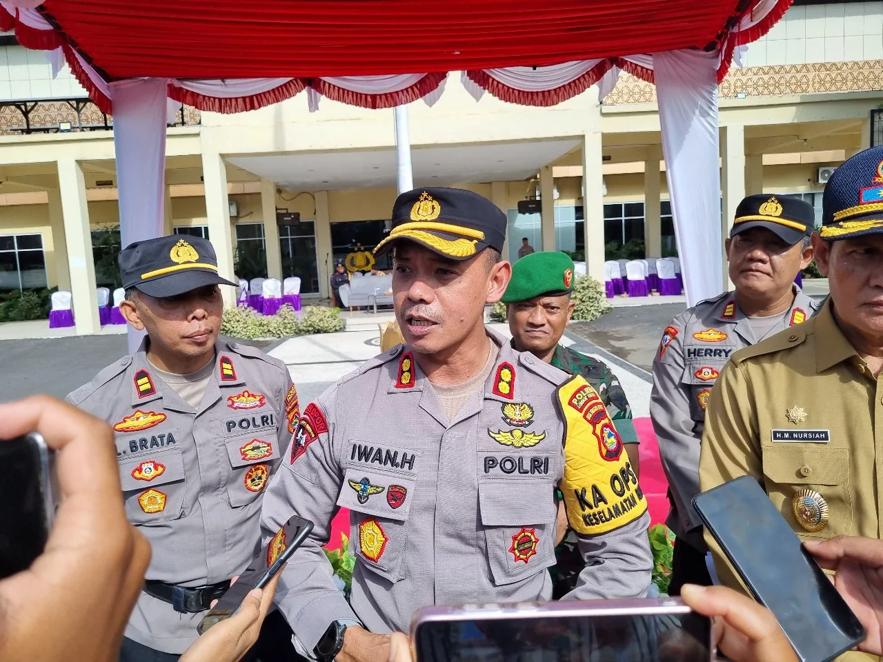 Kapolres Loteng Ucapkan Terima Kasih, Pelaksanaan Pilkades Berjalan Lancar Dan Kondusif