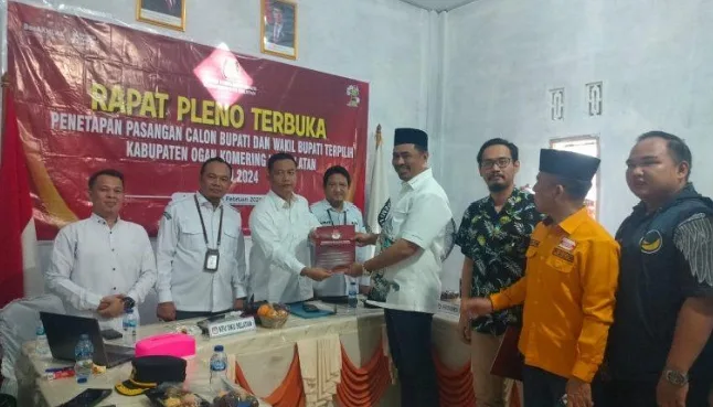 KPU Oku Selatan Tetap Pasangan ABDI Sah Sebagai Pemenang Bupati Dan Wakil Bupati Oku Selatan