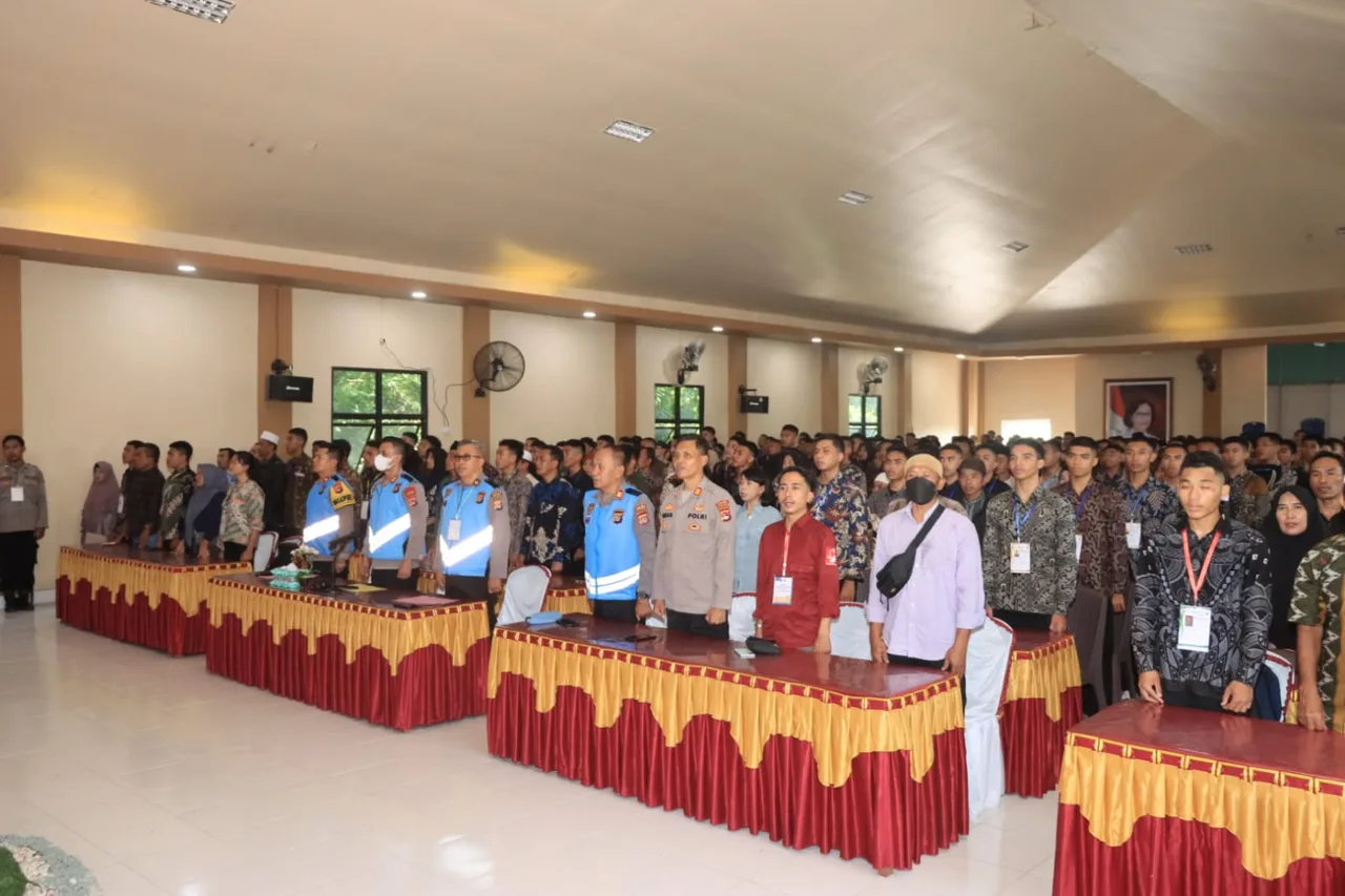 Polres Loteng Gelar Penandatanganan Pakta Integritas Penerimaan Polri Tahun 2025