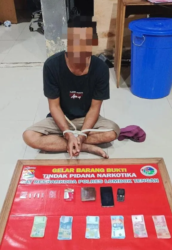 Pengedar Sabu Di Kecamatan Praya Berhasil Diamankan Sat Res Narkoba Polres Loteng
