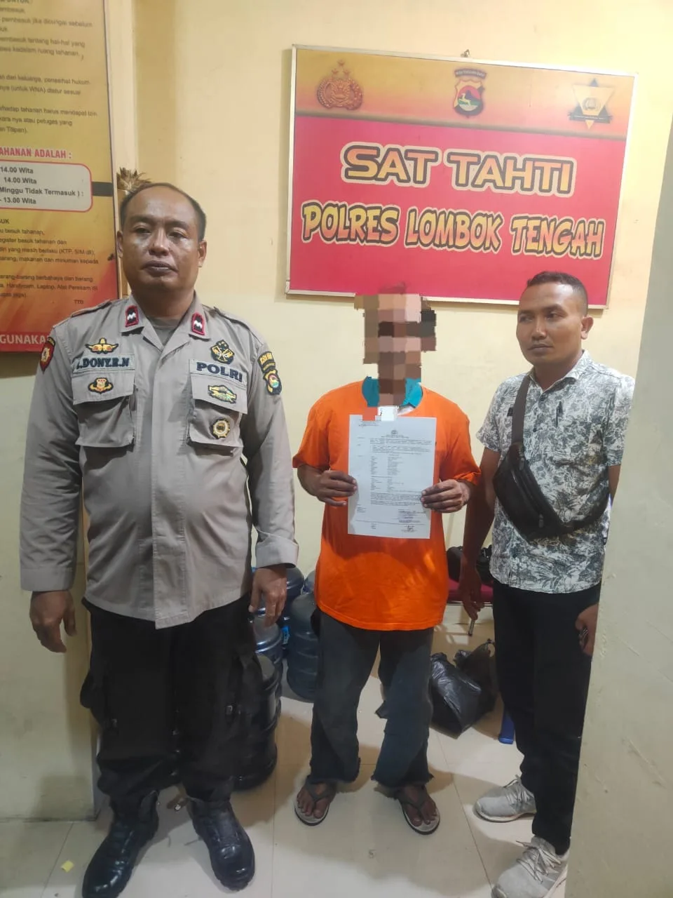 Polres Loteng Tetapkan Seorang Ayah Aniaya Anaknya Di Jonggat Sebagai Tersangka