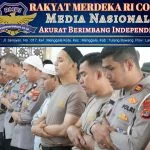Tiga Anggota Polri Gugur Dalam Tugas, Polres Tulang Bawang Gelar Sholat Ghaib