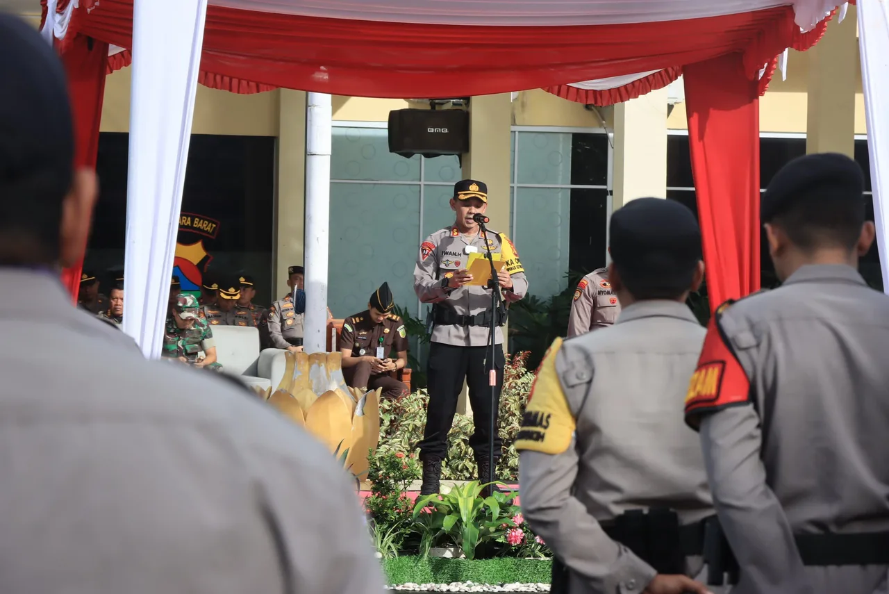 Operasi Ketupat Rinjani 2025, Polres Loteng Libatkan Ratusan Personel Gabungan