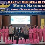 Polres Tulang Bawang Barat, ikuti Zoom Meeting Gelar Bazar Ramadhan Polri Presisi dan Bagikan Bansos
