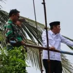 Bupati pesisir barat tinjau langsung Jembatan Akses menuju Empat Pekon terisolir di Wayharu marga belimbing Dan segera akan di bangun.