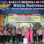 Kapolres Bersama Ketua Bhayangkari Cabang Tulang Bawang Kunjungi dan Berikan Bingkisan ke Tiga Pos Operasi Ketupat Krakatau 2025