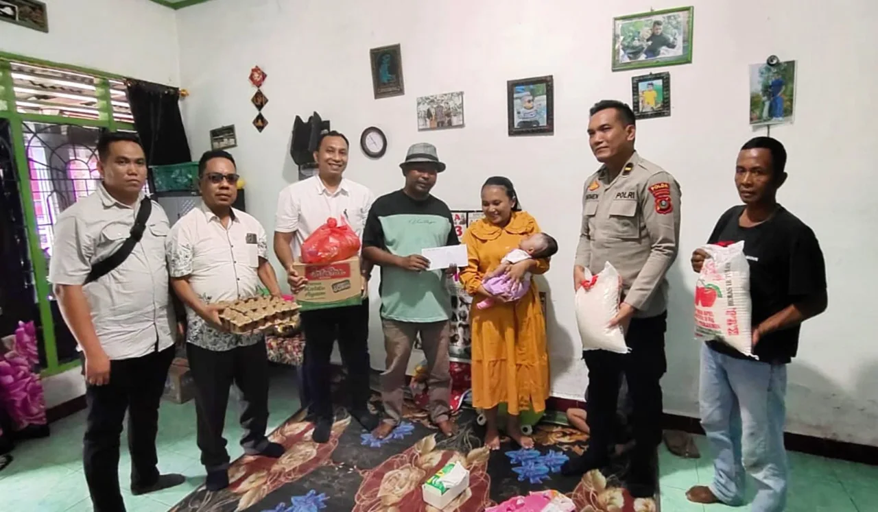 Pemkab Sergai Dan Polres Sergai Peduli Balita Hidrosepalus Warga Desa Bingkat
