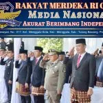 Pemerintah Kabupaten Pesisir Barat Gelar Upacara Peringatan HUT ke- 12 Lapangan Pemkab Setempat