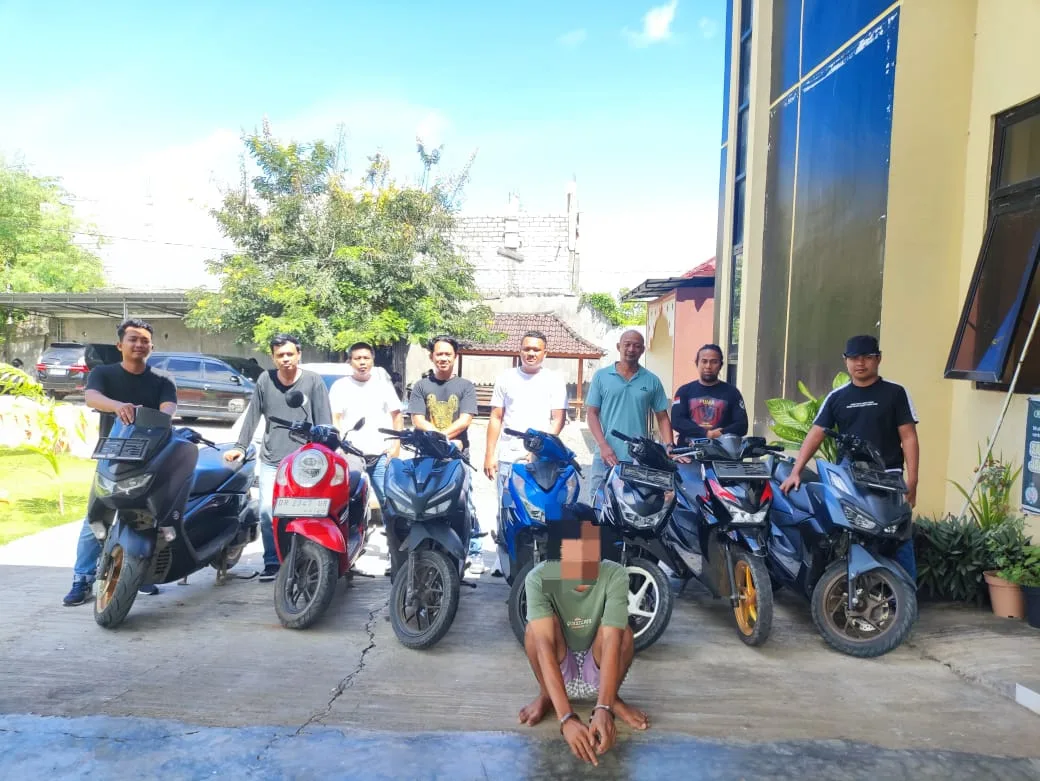 ‎Polsek Kawasan Mandalika Amankan Terduga Pelaku Curanmor Di Kecamatan Pujut ‎