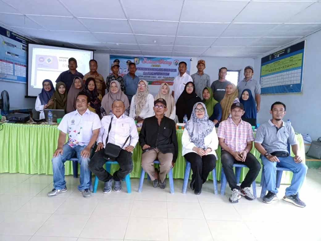 Pemdes Lestari Dadi gelar kegiatan Sosialisasi Pendataan Indek Desa Tahun 2025 Di Aula
