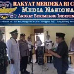 Pelantikan Pj Peratin Pekon Persiapan Kuta Mulya Di Kantor Camat Bangkunat