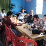 LHP Pekon Kota Jawa Dan Peratin Bersama Sama Verifikasi Dan Sahkan Apbdes 2025