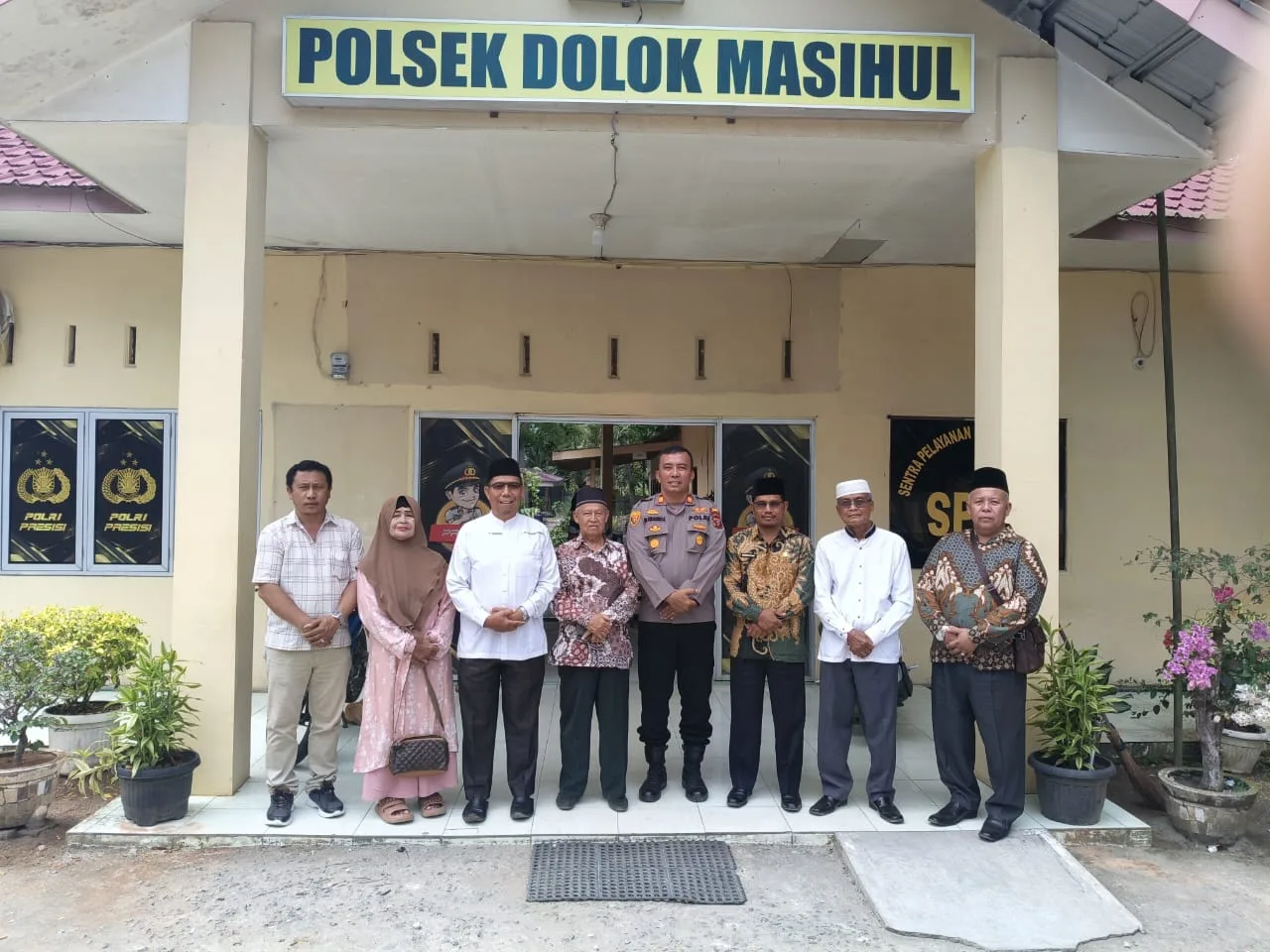 Polsek Dolok Masihul Polres Sergai Terima Tokoh penting di Kec. Dolok Masihul untuk Tumpaskan Tindak Kejahatan