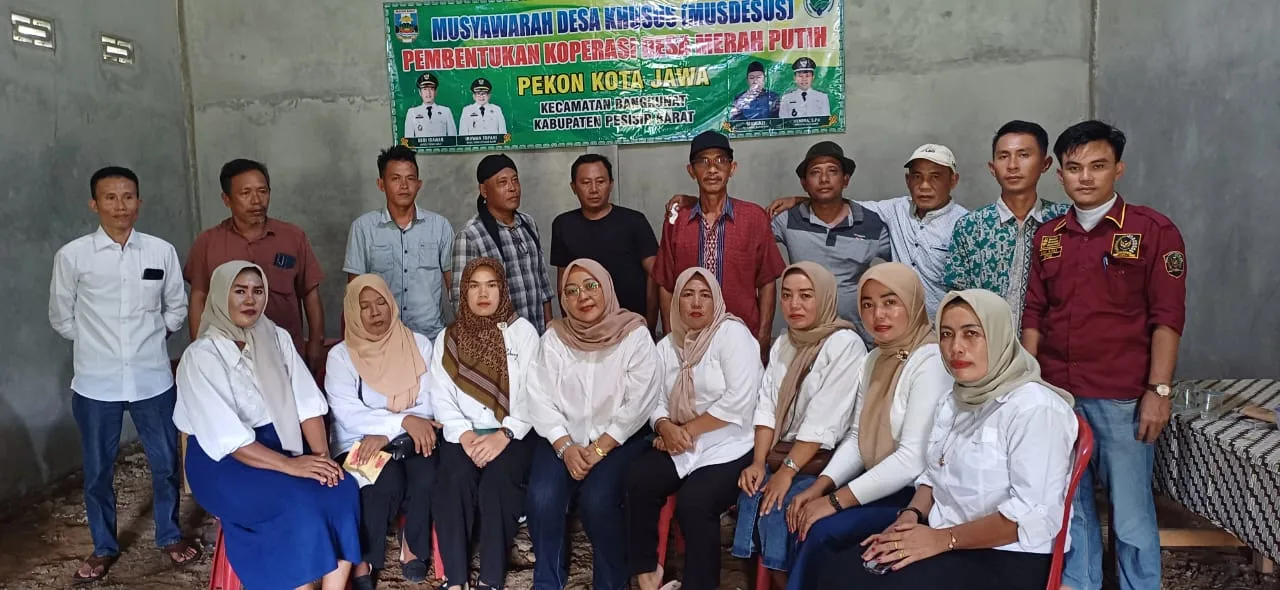 Pekon Kota Jawa Gelar Musdesus Pembentukan Koperasi Merah Putih