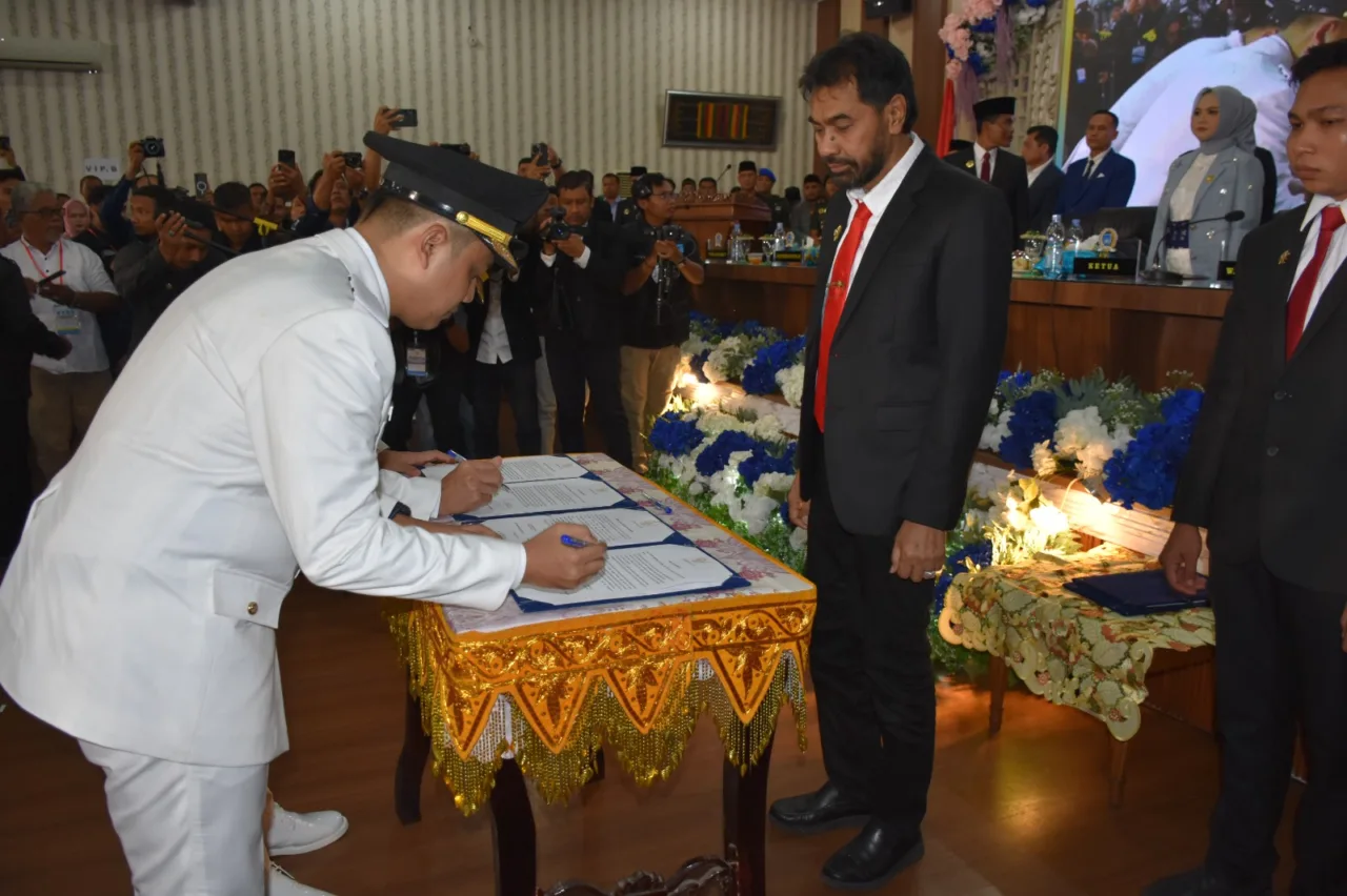 Pengambilan Sumpah Jabatan dan Pelantikan Walikota- Wawalkot Langsa Periode 2025-2030