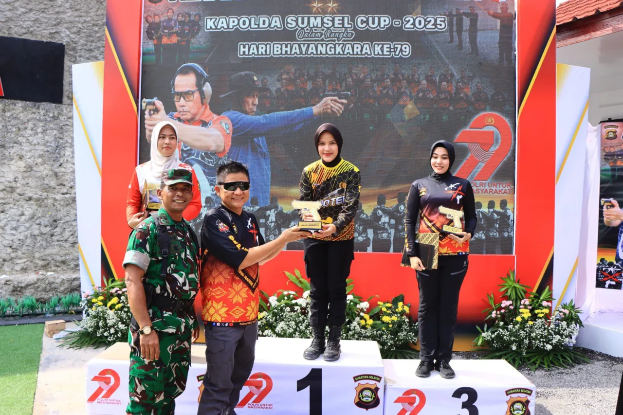 Polres Oku Selatan Kembali Mengukir Prestasi Gemilang Dalam Ajang Kejuaraan Menembak Kapolda Sumsel Cup 2025