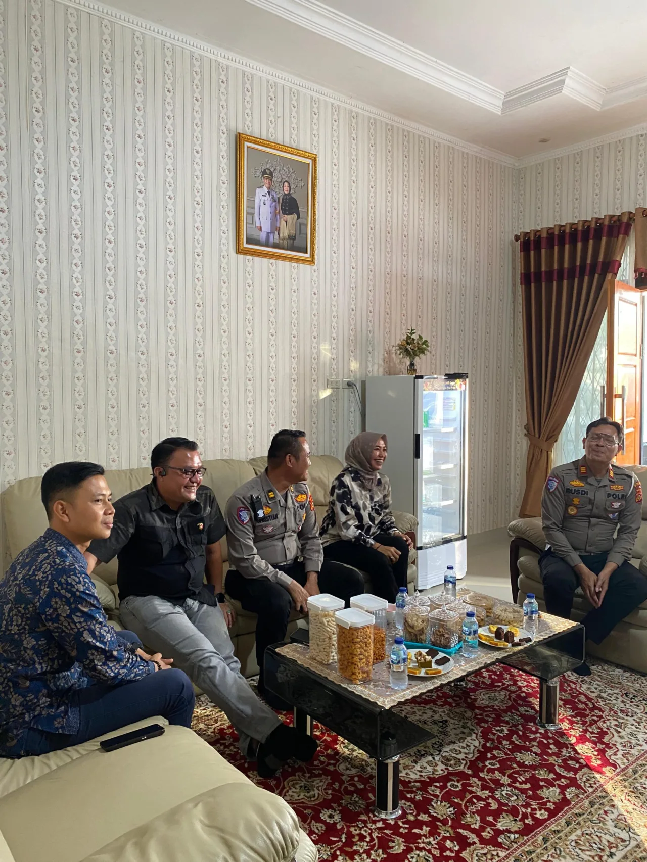 Jalin Tali Silahturahmi Kapolres Oku Selatan Dengan Wakil Bupati Oku Selatan Yang Didampingi Wakapolres Oku Selatan Dan PJU Polres Oku Selatan