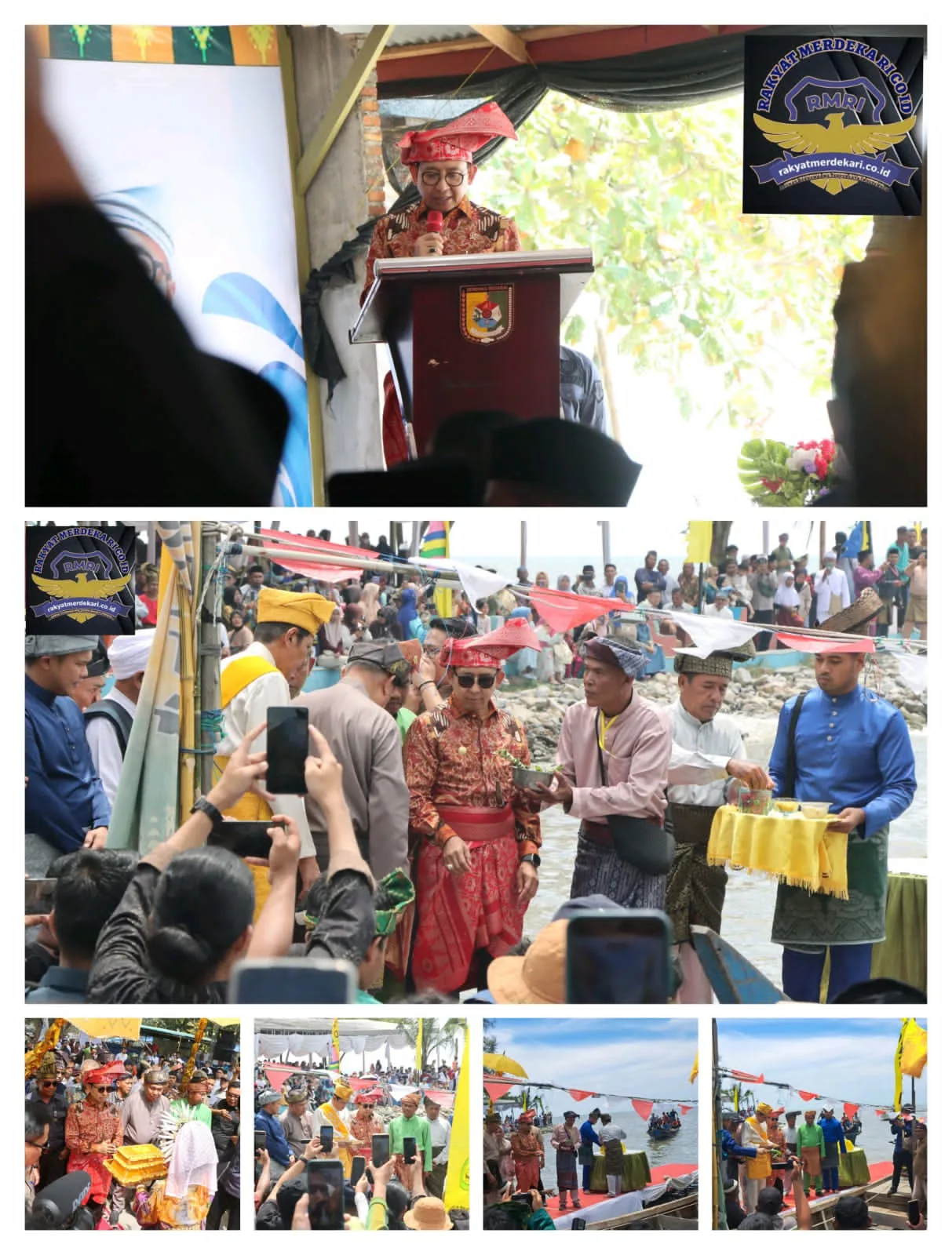 Acara Budaya Melayu, Jamu Laut Bertambah kemeriahan Dengan Kehadiran Menteri Kebudayaan Republik Indonesia, Dr. H. Fadli Zon, S.S., M.Sc